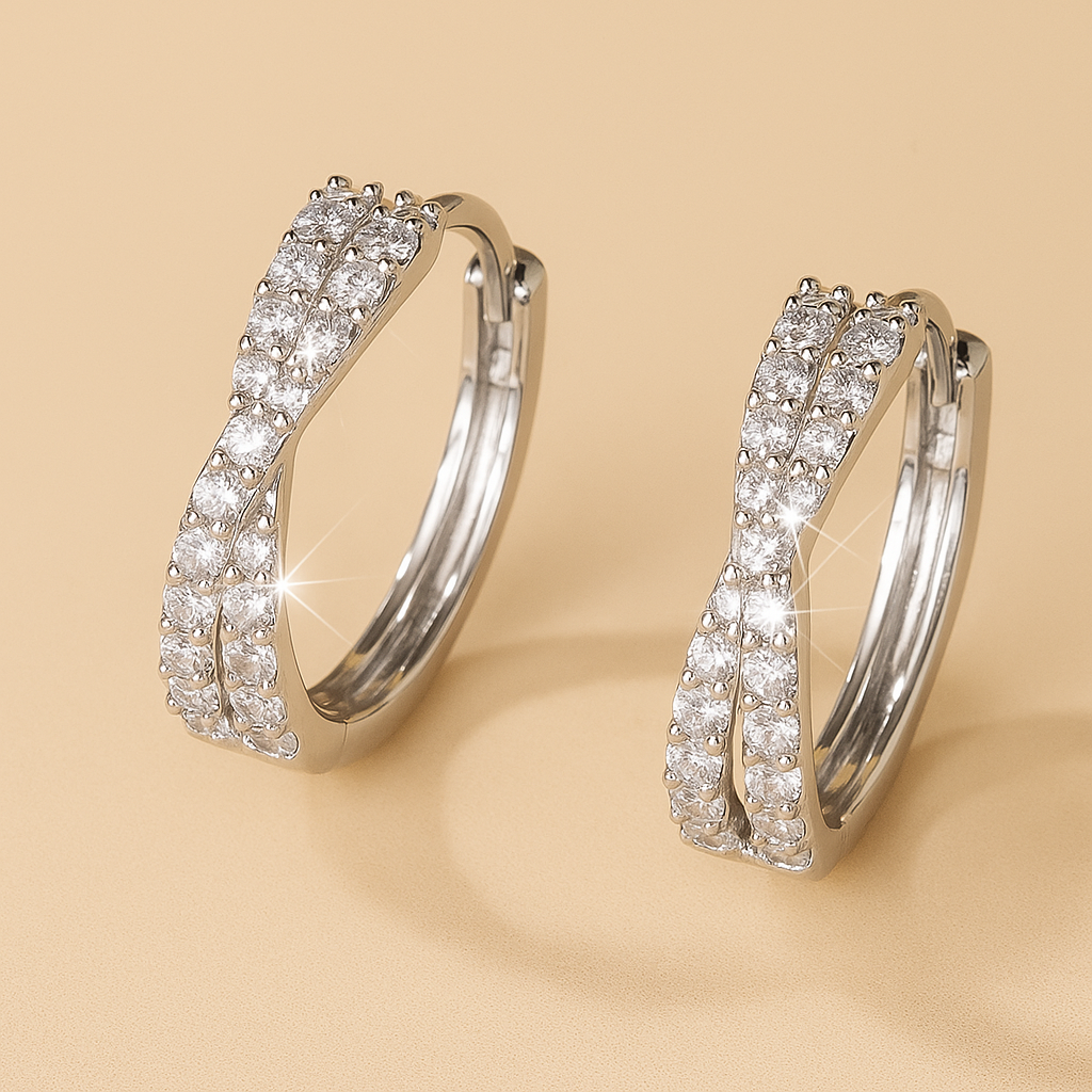 Eternity Twist Silver Finish