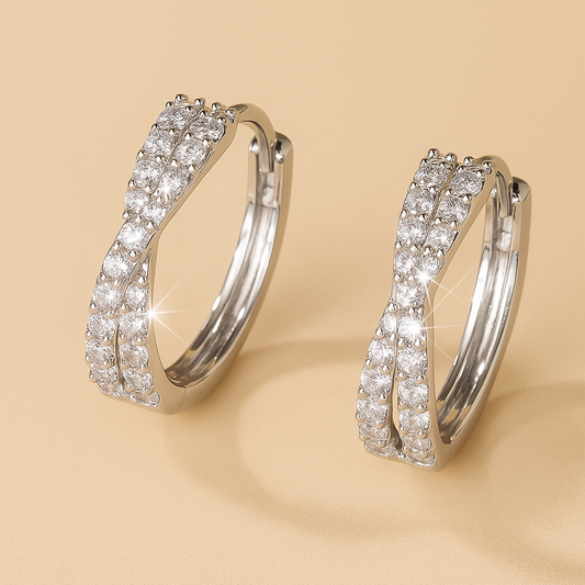 Eternity Twist Silver Finish